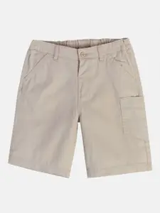 MINI KLUB Boys Mid-Rise Pure Cotton Shorts