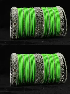 LAVAZZA Set Of 74 Crystal Studded Bangle