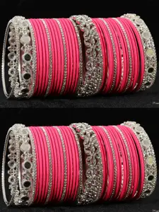 LAVAZZA 74-Pcs Stone-Studded Bangles