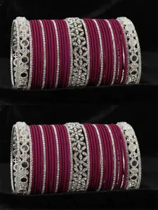 LAVAZZA Set Of 2 Stone-Studded Bangles