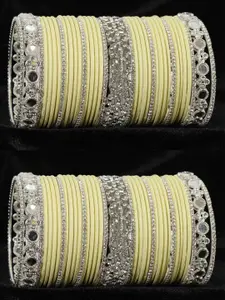 LAVAZZA Set of 74 Crystals Studded Bangles