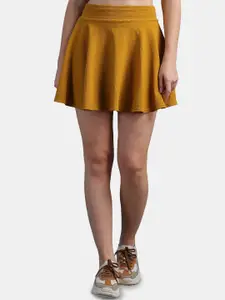 N-Gal Stretchable Flared Skater  Mini Skirt