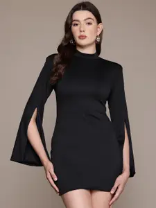 bebe All Day Slit Sleeves Bodycon Mini Dress