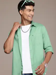 WROGN Men Pure Cotton Casual Shirt