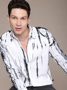 WROGN Pure Cotton Dyed Casual Shirt