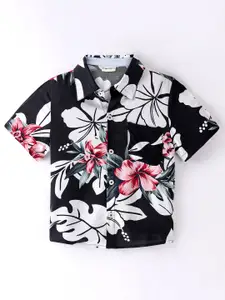CrayonFlakes Boys Floral Printed Casual Shirt