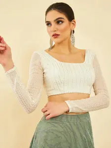 Soch Embellished Saree Blouse