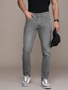 WROGN Men Slim Fit Light Fade Stretchable Jeans