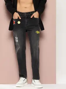 Harvard Men Relaxed Fit Printed Stretchable Jeans