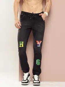 Harvard Men Printed Jogger Style Jeans