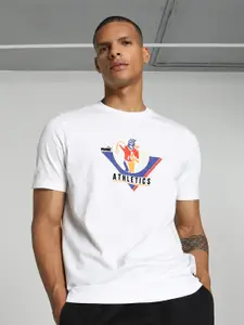 Puma Graphics PUMA Athletics Printed Cotton T-shirt