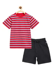 Campana Boys Striped T-shirt with Shorts