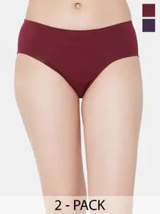 Juliet Pack Of 2 Cotton Mid Rise Period Panties