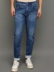 V-Mart Men Slim Fit Low Distress Light Fade Jeans