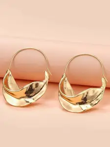 Bohey by KARATCART Contemporary Hoop Earrings