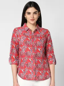 VASTRADO Women Classic Floral Opaque Printed Casual Shirt