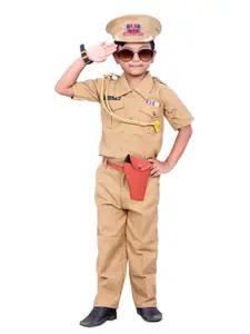 BAESD Boys Shirt With Trousers 6 Pieces Police Costume