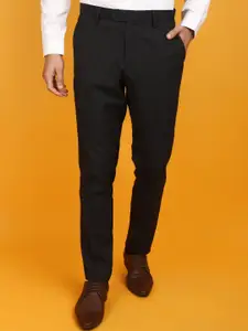 V-Mart Men Slim Fit Mid-Rise Formal Trousers