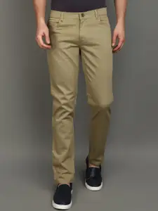 V-Mart Men Slim Fit Dobby Weave Chinos Trousers