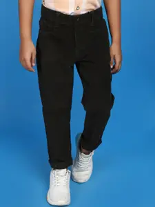 V-Mart Boys Mid-Rise Corduroy Cotton Trousers