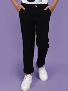 V-Mart Boys Mid-Rise Twill Weave Chinos Trousers