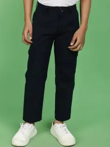 V-Mart Boys Mid-Rise Cotton Cargo Jogger