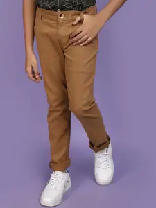 V-Mart Boys Mid-Rise Cotton Chinos Trousers