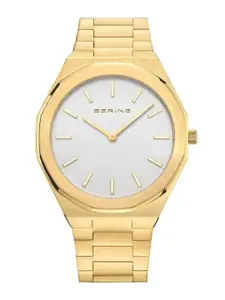 BERING Classic Men Dial & Stainless Steel Bracelet Style Straps Analogue Watch 19641-730