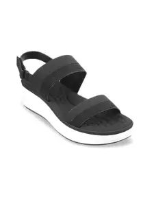 Metro Textured Open Toe Comfort Heels