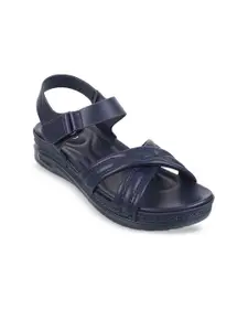 Metro Textured Open Toe Comfort Heels