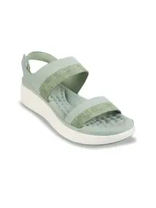 Metro Textured Open Toe Comfort Heels