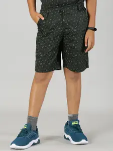 KiddoPanti Boys Abstract Printed Pure Cotton Shorts