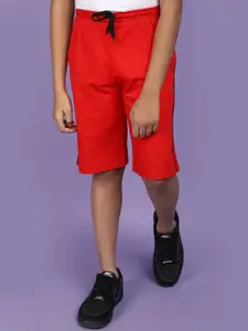 V-Mart Boys Mid-Rise Cotton Shorts