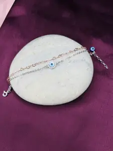 Arte Jewels Women Sterling Silver Charm Bracelet