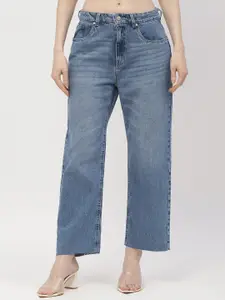 Madame Women Straight Fit Light Fade Jeans
