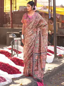 Saree mall Ethnic Motifs Silk Blend Designer Sarees