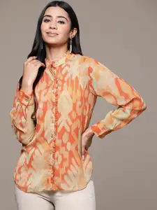 aarke Ritu Kumar Women Printed Casual Shirt With Camisole