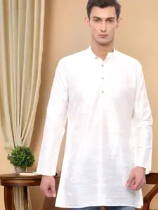 TATTVA Long Sleeves Band Collar Straight Kurta