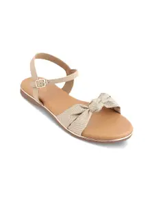 Tresmode Women Open Toe Flats with Bows