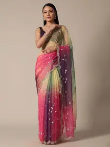 KALKI Fashion Embellished Jaali Saree