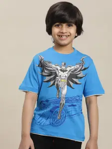 Kids Ville Boys Batman Graphic Printed Pure-Cotton T-Shirt