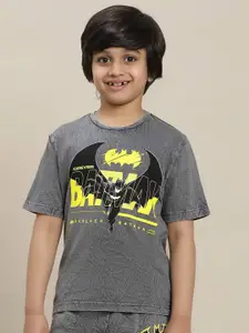 Kids Ville Boys Batman Printed Pure-Cotton T-Shirt