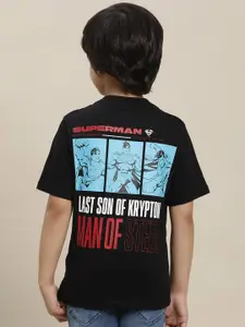 Kids Ville Boys Superman-Printed Pure-Cotton T-Shirt