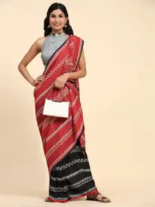 RACHNA Ethnic Motifs Printed Ready to Wear Saree