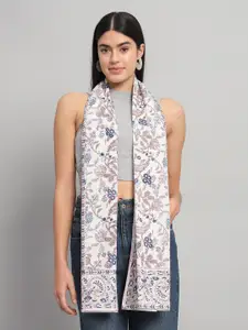 HANDICRAFT PALACE Floral Printed Cotton Scarf