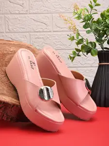 El Paso Embellished Leather Wedge Heels