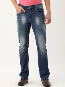 IVOC Men Bootcut Mildly Distressed Stretchable Jeans