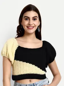 WINDROP SOLUTIONS Women Crop Sweater Vest