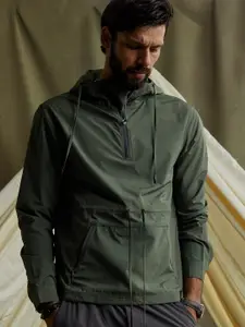 Andamen Half Zipper Rapid-Dry Technology Hooded Pullover Sweatshirt