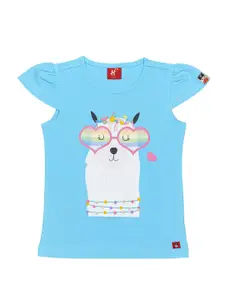 H By Hamleys Girls Graphic Printed Top